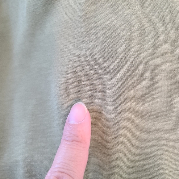 Anthropologie Ruched Modal Maxi Dress Green Cinched Waist Size Small - Picture 13 of 13